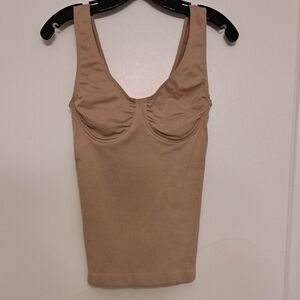 Tan Sleeveless Top